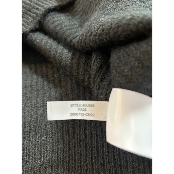 J. Crew Alpaca Blend Black Cardigan V Neck Sweater Sz S Premium Black Label Soft - Picture 7 of 9